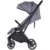 Carucior pentru copii Chipolino Diamond cloud grey, Cadru aluminiu, Spatar reglabil, suport picioare reglabil, Suspensii, greutate suportata 22 kg