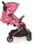 Carucior pentru copii Cosatto Woosh 3 Ladybug Ball BB cu suspensii, cadru din aluminiu, sistem troller, suport pahar, greutate admisa 25 kg