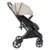 Carucior pentru copii FreeON Tao Beige cu maner pentru transport, roti cu suspensie, greutate admisa pana la 22 kg