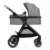 Carucior pentru copii Kinderkraft Esme Moonlight Grey 3 in 1 reversibil, cu spatar si maner reglabil, suportul pentru pahar, husa pentru picioare, husa de ploaie, geanta