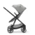 Carucior pentru copii Kinderkraft Newly Classic Moonlight Grey 4 in 1 cu suspensii, cadru din aluminiu, reversibil si accesorii incluse