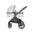 Carucior pentru copii Lorelli Viola Beige 3 in 1 cos auto Spirit inclus, transformabil, sezut reversibil, maner ajustabil, cadru din aluminiu, suspensii, bara detasabila, pana la 22 kg, multiple accesorii