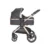 Carucior pentru copii Lorelli Viola Black 3 in 1 cos auto Spirit inclus, transformabil, sezut reversibil, maner ajustabil, cadru din aluminiu, suspensii, bara detasabila, pana la 22 kg, multiple accesorii