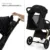 Carucior pentru copii Sport Kinderkraft Loom Ink Black, 0-22 kg, spatar reglabil, pliere automata, suport pentru picioare reglabil, bara detasabila