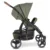 Carucior pentru gemeni Circle D Two Verde reglabil, cu suspensii si husa detasabila