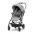 Carucior pentru nou-nascut, Lorelli Makaya, cu scaun rotativ 360 grade, cadru din aluminiu, pana la 22 kg, Grey