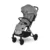 Carucior pentru nou-nascut, Lorelli Ribera, tip troler, dimensiuni compatibile avion, Grey Icy