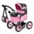 Carucior pentru papusi Bayer Trendy Pink Black