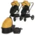 Carucior set transformabil Lorelli Boston, pana la 22 kg, Lemon Curry