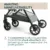Carucior sport Chicco Urbino EverGreen de la nastere pana la 22 kg