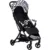 Carucior sport FreeON Solo, Pliabil tip troler, Tehnologia inovatoare One-Hand Folding, Greutate 6 kg, Cu capotina UPF 50+, Pliere compacta pentru avion, Standard de siguranta EN 1888-12018 BlackWhite