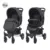 Carucior sport Olivia cu husa de picioare Black