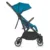 Carucior sport autofold Coccolle Melia, Cadru aluminiu anodizat, Copertina XXL cu protectie UV 50+, Garda la sol mare, Ramane in pozitie verticala dupa pliere, certificat pana la 22 kg, Deep Turquoise