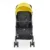 Carucior sport pentru copii Moni Capri Yellow, Spatar reglabil cu pozitie de somn, Suport pentru picioare reglabil, Centura de siguranta, Roti spate cu frana, Copertina reglabila, Recomandat de la 6luni