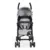 Carucior sport pentru copii Moni Jerry New Gray cu Spatar reglabil si pozitie somn, Roti pivotante cu frana, Suport picioare reglabil, Cadru din aluminiu, Pliabil compact tip umbrela, Bara de protectie detasabila