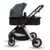 Carucior transformabil 2 in 1 pentru copii Appekids Elite Navy Grey cu suspensii, sezut reversibil, accesorii, greutate suportata 22 kg
