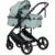 Carucior transformabil 3 in 1 pentru copii Chipolino Amore Matcha cu suspensii, sezut reversibil, accesorii, greutate suportata 22 kg