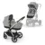 Carucior transformabil Cybex Gold Eos Lux Stone Grey cu cadru argintiu