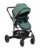Carucior transformabil KikkaBoo 3in1 Amaia Mint 2024 pana la 22kg,cadru din aluminiu,suspensii pe roti si cadru,spatar reglabil,sezut reversibil,Scaun auto I-Size,geanta,suport pahar si accesorii incluse