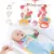 Carusel muzical cu rotire 360 de grade, cu pandantive colorate, cronometru, pronuntie numere in engleza, cntece vesele, proiector si Telecomanda, Roz