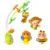Carusel muzical pentru patut cu lampa de veghe Sleepy Animals