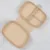 Caserola compartimentata din silicon cu ventuza AppeKids Magic Box Bubble Beige