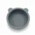 Castron cu urechi de ursulet Bocioland, cu ventuze, silicon, fara BPA, 6-36 luni, Grey