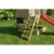Casuta de gradina Grey Lodge cu tobogan, leagan si bucatarie Wendi Toys