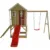 Casuta de gradina cu platforma, loc pentru nisip, tobogan si leagan, Nordic Adventure House, Wendi Toys