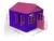 Casuta de joaca 025501 PinkViolet Mid