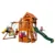 Casuta din lemn cu trei leagane Atlantic Play 551 x 235 cm
