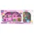 Casuta pentru papusi cu mobilier si figurine Ocie Funny House