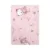 Cearceaf bumbac ranforce 100 x 150 cm Pink Ballerina Bear
