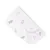 Cearceaf cu banda elastica bumbac ranforce 60 x 120 cm Little Rabbits Grey