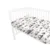 Cearceaf cu elastic MimiNu 120×60 cm din bumbac design Cars Grey