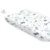 Cearceaf cu elastic MimiNu din bumbac 160×80 cm Dino Granat