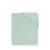 Cearceaf cu elastic MimiNu pentru pat 160×80 cm din terry Cold Mint