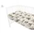 Cearceaf cu elastic MimiNu pentru patut 90×40 bumbac Design Calm Forest Natural