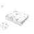 Cearceaf cu elastic MimiNu pentru patut 90×40 cm din bumbac Design Pink Ballerina