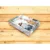 Cearceaf cu elastic MimiNu, pentru patut co-sleeper, Leonie, dimensiune 83 x 50 cm, din bumbac, Design, Zoo in train