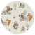 Cearceaf cu elastic MimiNu pentru patut co-sleeper Timon 87×51 cm din bumbac Design Time for fun