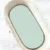 Cearceaf cu elastic Qmini pentru landou carucior si cosulet 80×35 cm din bumbac terry Cold Mint