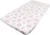 Cearceaf din bumbac cu elastic 120×60 cm Inimioare roz