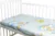 Cearceaf din bumbac cu elastic Ursuletul somnoros Albastru 120×60 cm