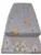 Cearceaf imprimat cu elastic albastru 160×80 cm
