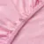 Cearsaf din bumbac jersey cu elastic pe contur 120x60x15 cm roz