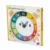 Ceasul Ursul colorat din lemn, Tender Leaf Toys, 12 piese