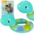 Colac de inot gonflabil pentru copii 50 x 46 cm model Blue Turtle