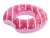 Colac gonflabil Bestway Donut Roz diametru 107 cm, pentru copii peste 12 ani, Material PVC durabil, rezistent la soare si apa sarata, Kit de reparatie inclus