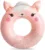 Colac gonflabil pentru inot 84cm x 76cm Animalut Roz